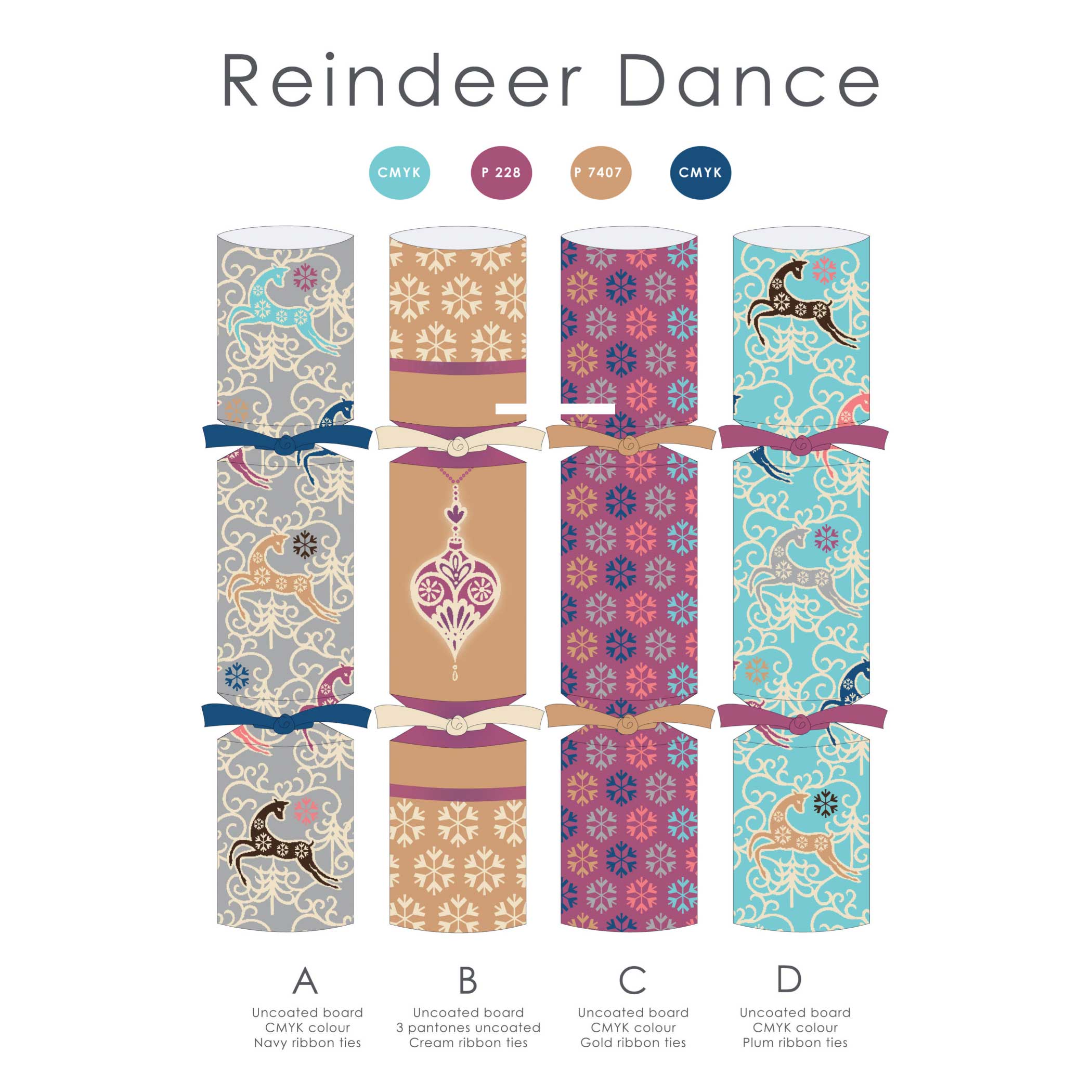 Contemporary Christmas Cracker Design Boards