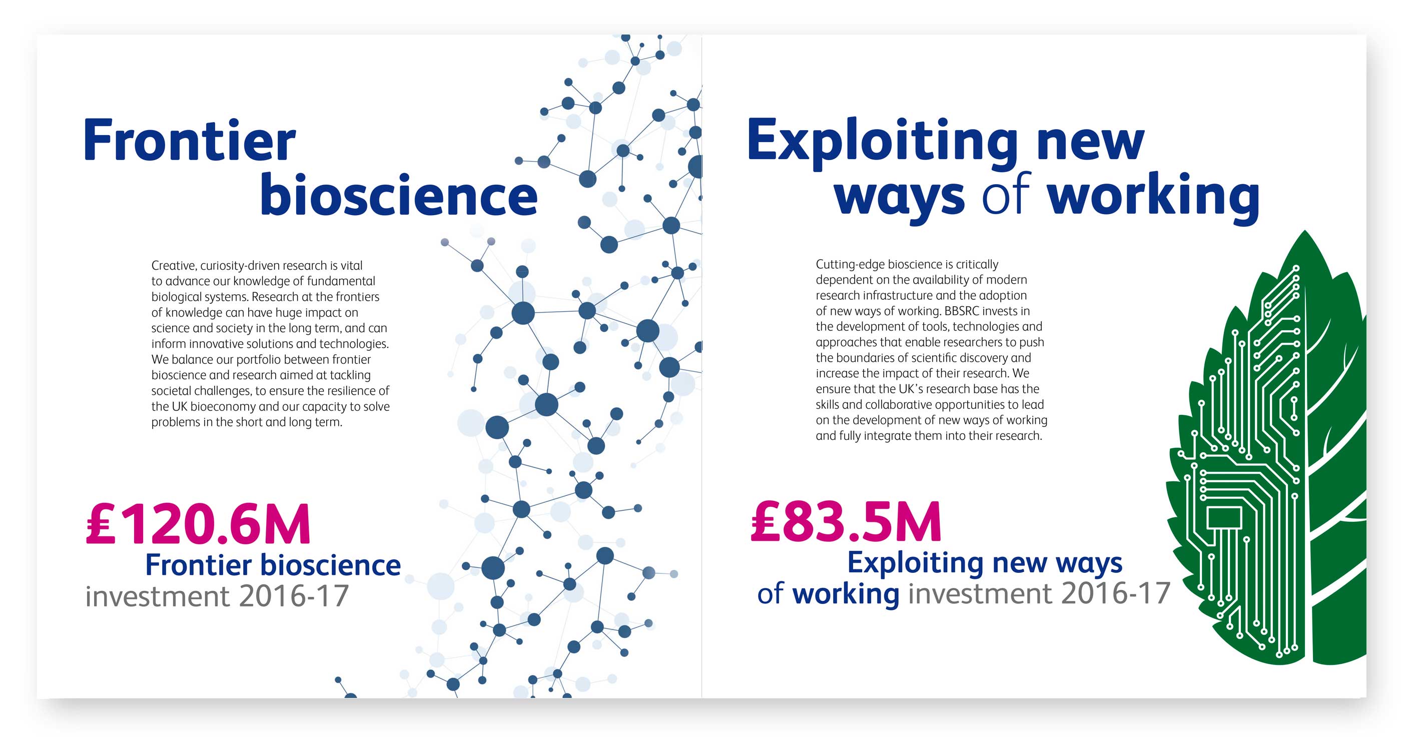 BBSRC - At A Glance - Brochure Design